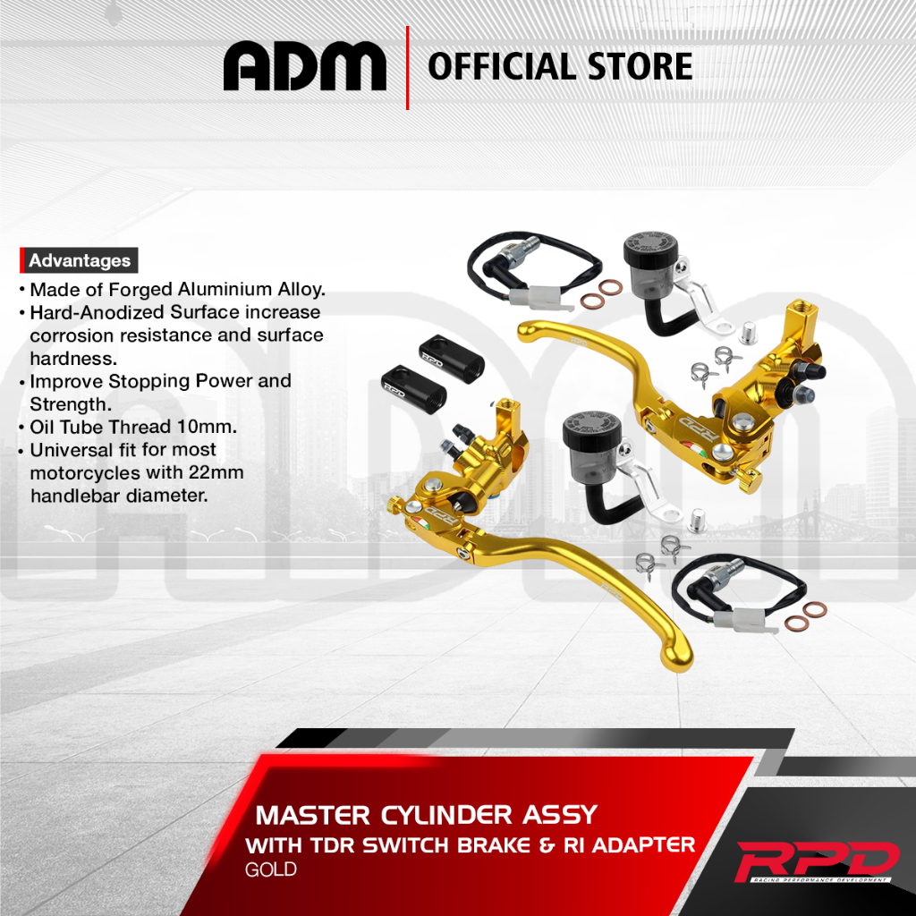 Jual Master Rem RPD (214) Master Cylinder Assy 17MM & 14MM with TDR ...