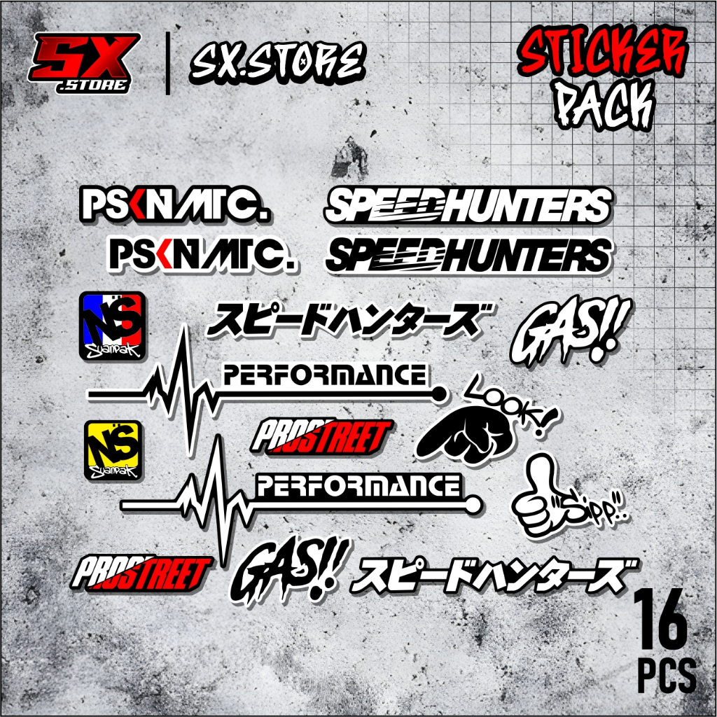 Jual STICKER PACK RACING PREMIUM VINYL LAMINASI STICKER PACK MOTOR ...