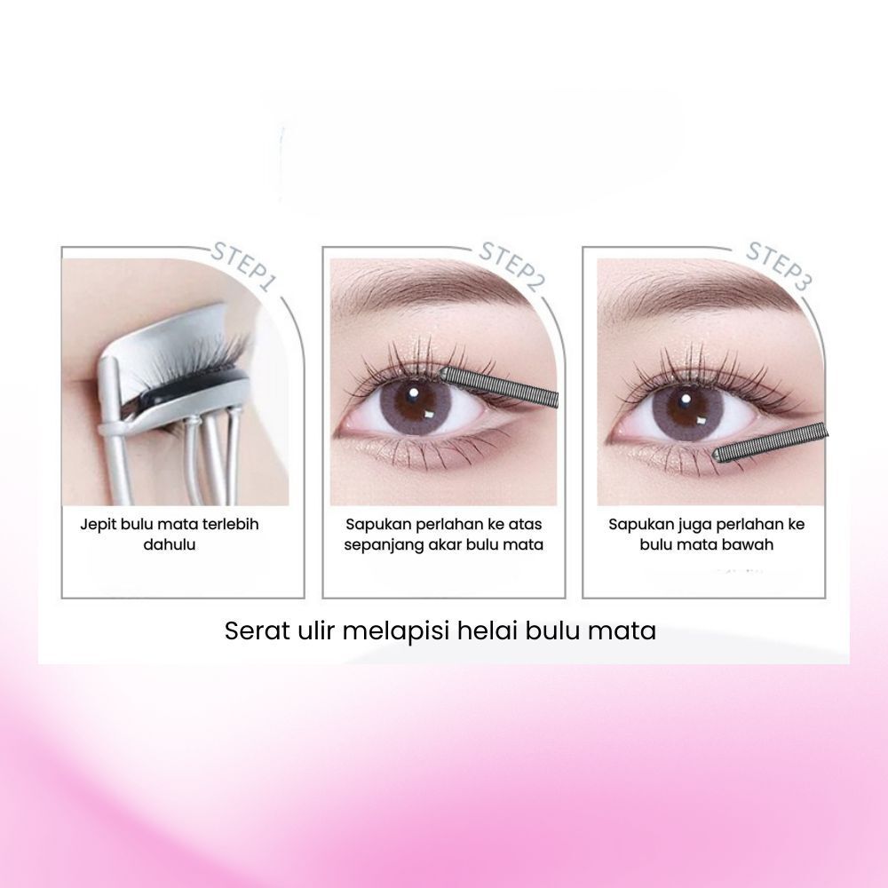 Jual FEALI Iron Mascara Besi Maskara Waterproof Smudgeproof Tahan Lama ...