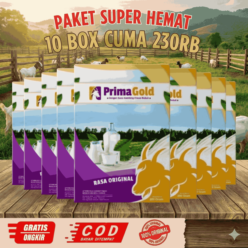 Jual 10 Box Susu Kambing Etawa Primagold Original Untuk Anak Sehat ...