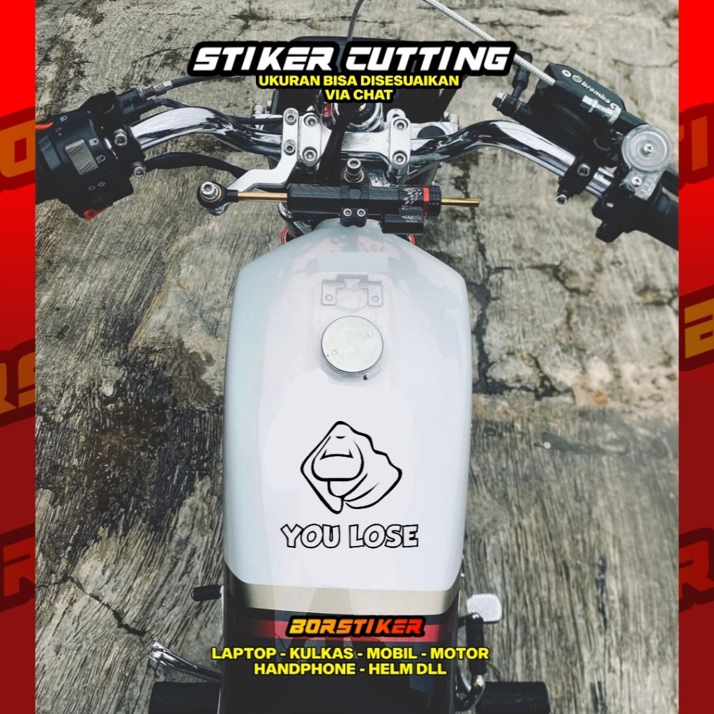 Jual STIKER TANGKI BENSIN RX KING 6 STICKER CUTTING CUSTOM TRANSPARAN ...