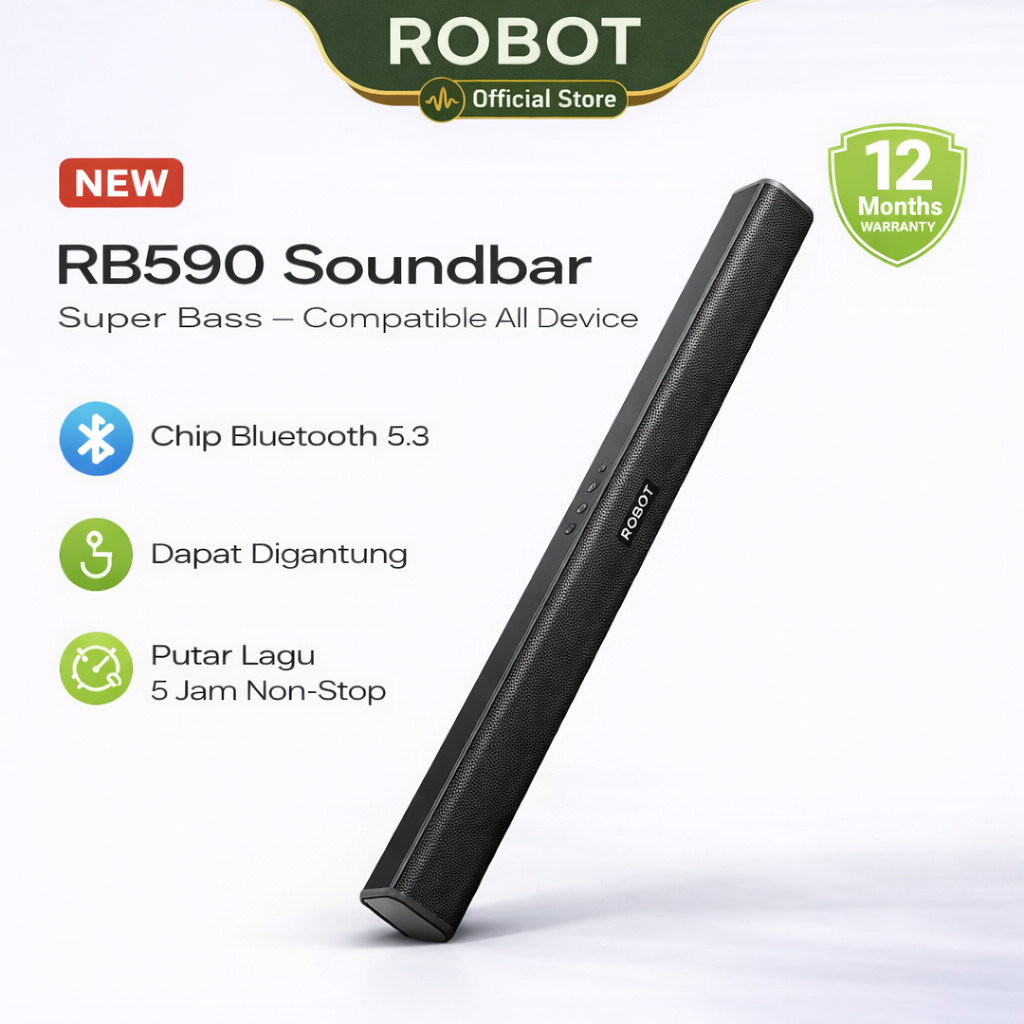 Jual ROBOT Speaker Soundbar Home Theater RB590 Speaker TV Bluetooth 5.3 ...