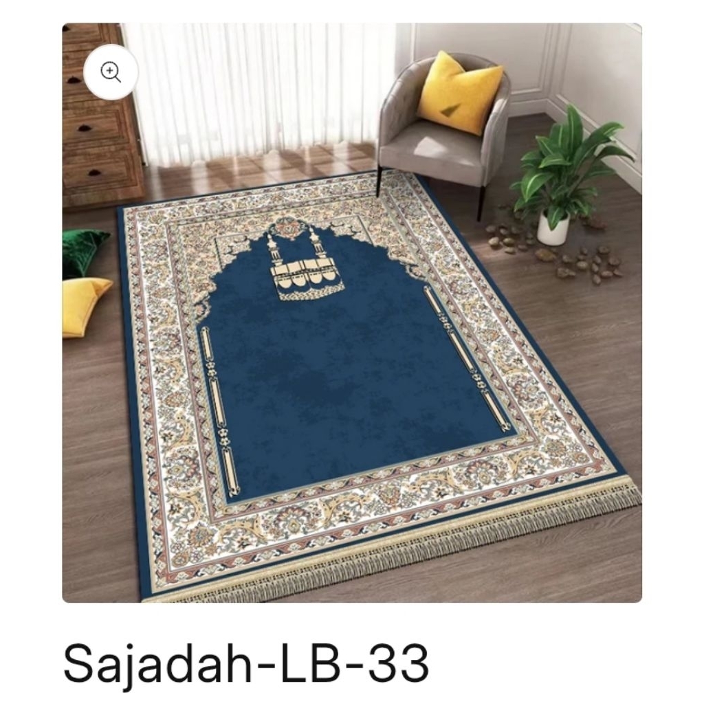 Sajadah Motif Turki 70x110cm Nyaman Lembut Anti Slip Poliester Nilex