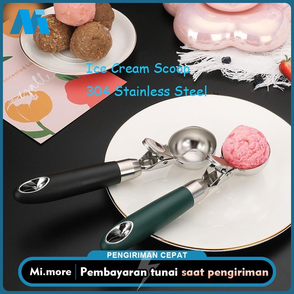 Jual Mi.more Sendok Es Krim / Ice Cream Scoop 304 Stainless Steel ...