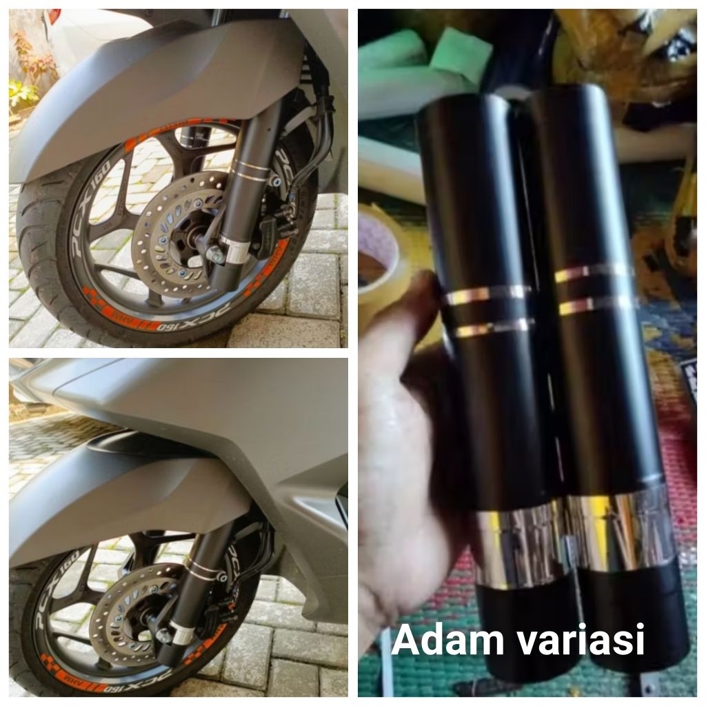 Jual cover shock depan PCX 150/160 Abs/Cbs, PCX roadsync 2025 warna ...
