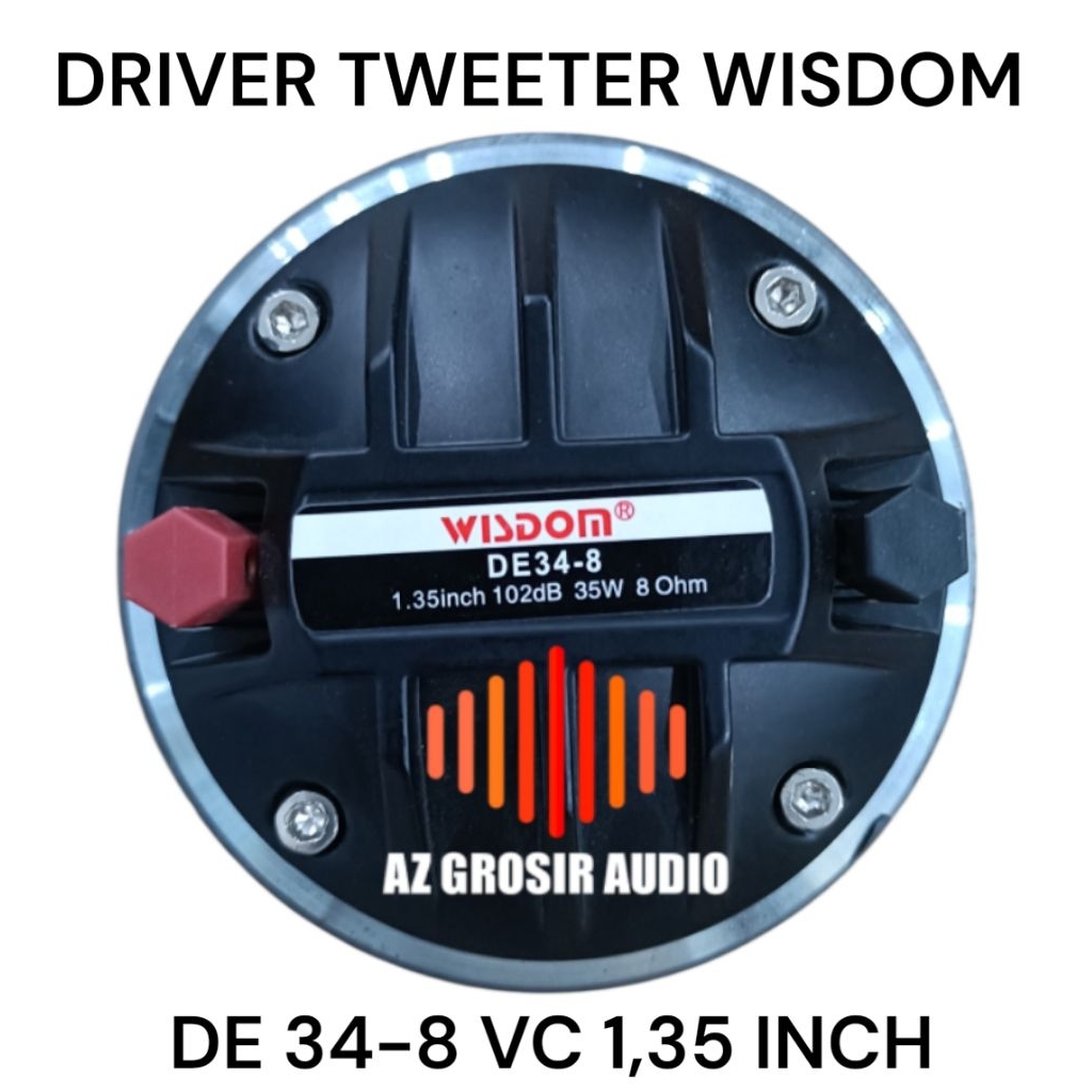 Jual driver Tweeter Wisdom de34-8 tweeter wisdom de 34-8 tweeter wisdom ...