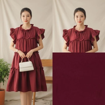 Gg Dolly Dress Rempel Susun Wanita Dress Balon Wanita