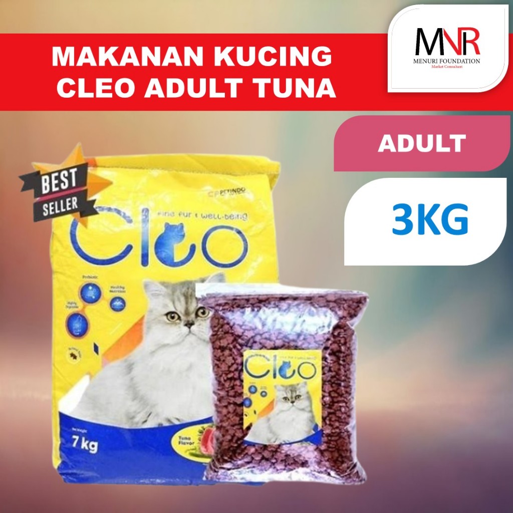 Jual Cat Food CLEO repacking 3 kg makanan kucing repack 3kg - TUNA ...