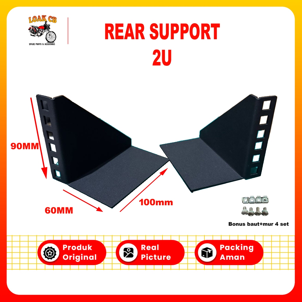 Jual LCB Rear Support 1U 2U RACK SERVER BAHAN PLAT BESI | Shopee Indonesia