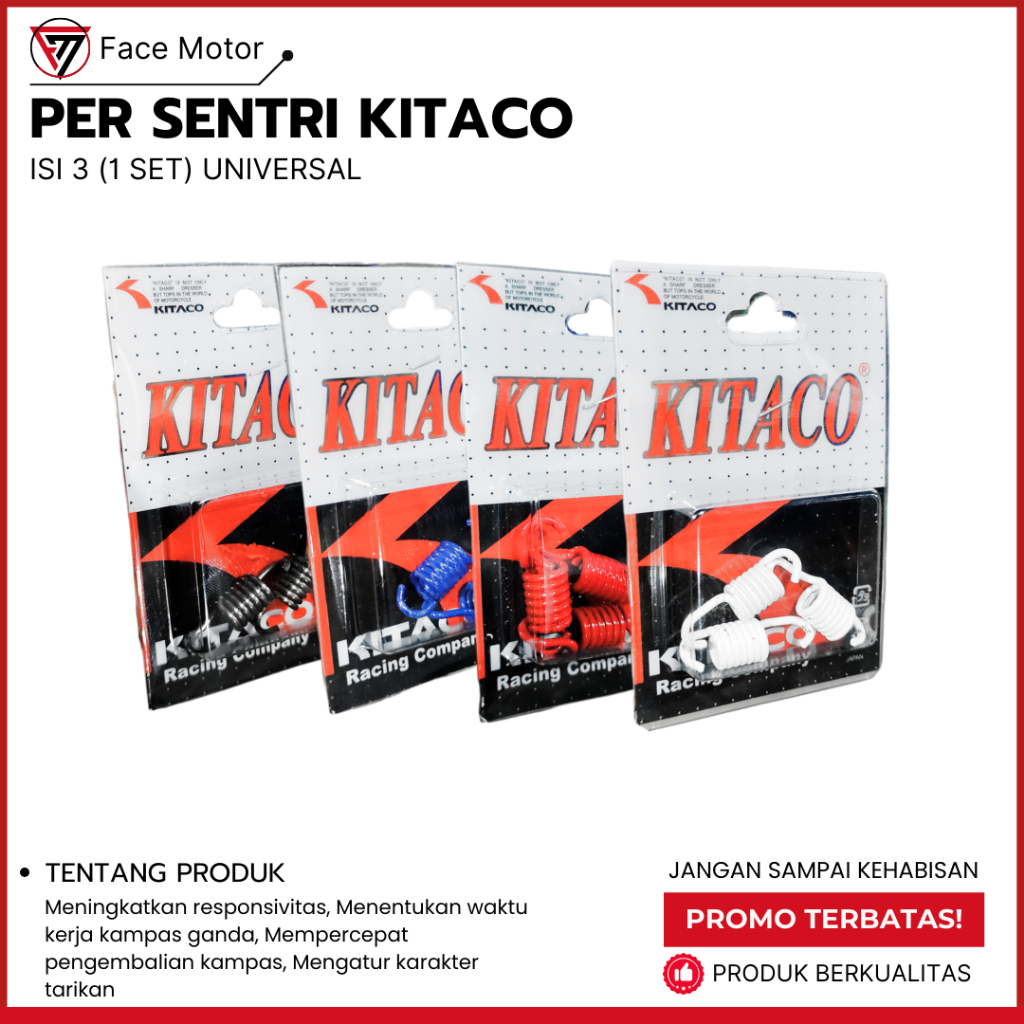 Jual Per Sentri Kitaco Racing 1500 RPM 1000 RPM 2000 RPM Per Kampas ...