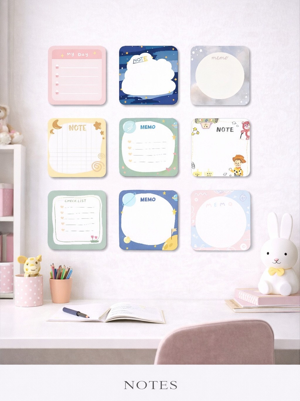 Jual PSO Notes Wipe & Clean Free Spidol To Do List Hiasan Dinding ...