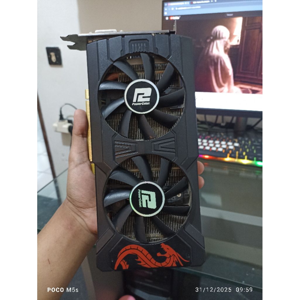 Jual Vga Card RX570 4gb DDR5 PowerColor | Shopee Indonesia
