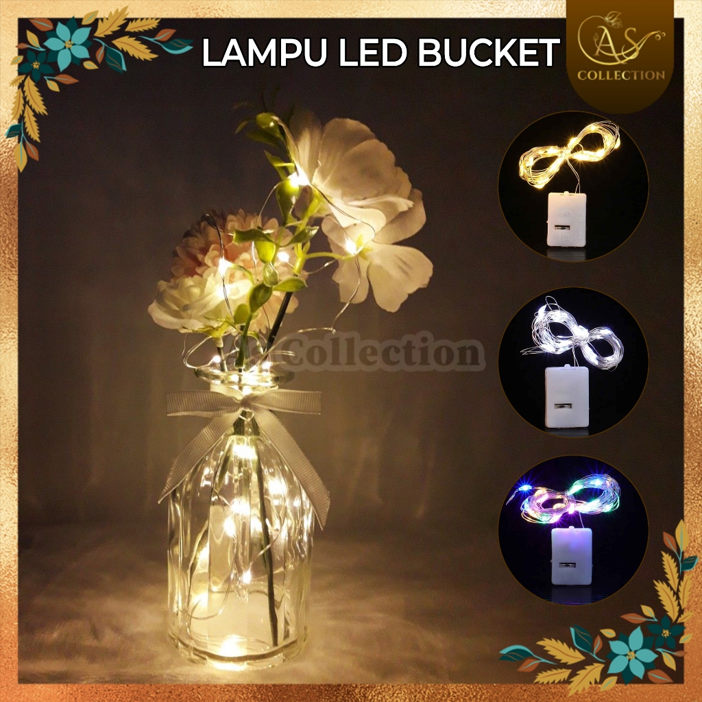 Jual Lampu LED Buket Mini 3 Variasi 1 Meter Estetik | Lampu LED Buket ...