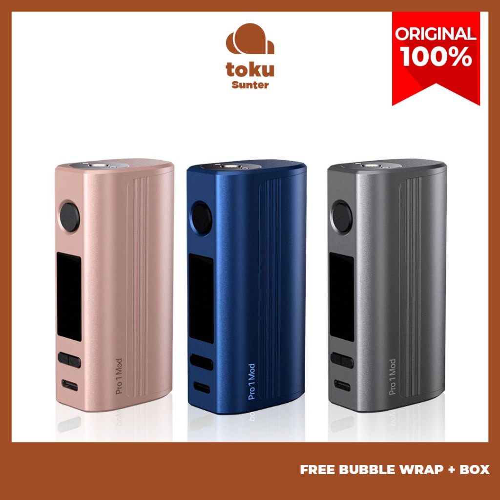 Jual PRO 1 BOX MOD PRO 1 MOD SINGLE BATTERY 100W PREVA INDONESIA ...