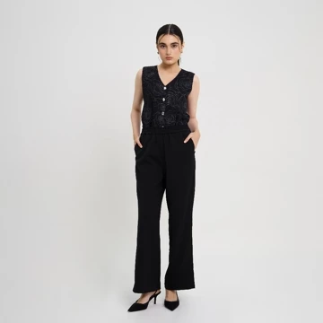 Momelca Marissa Wide Leg Pants Celana Kulot Wanita Nyaman