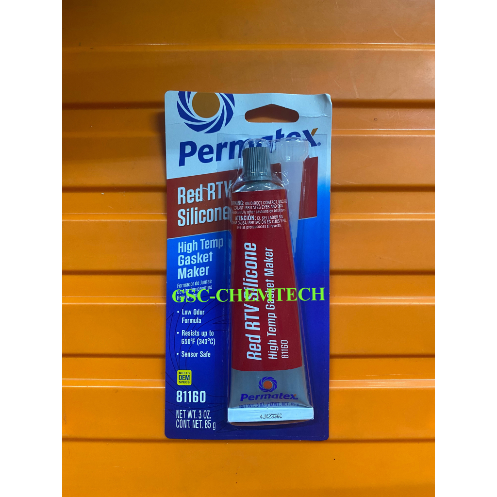 Jual Permatex Red RTV Silicone High Temp Gasket Maker 81160 85g ...