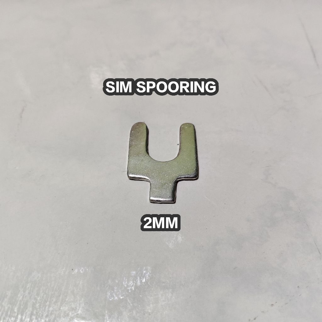 Jual SIM SPOORING UKURAN KETEBALAN 2MM | Shopee Indonesia