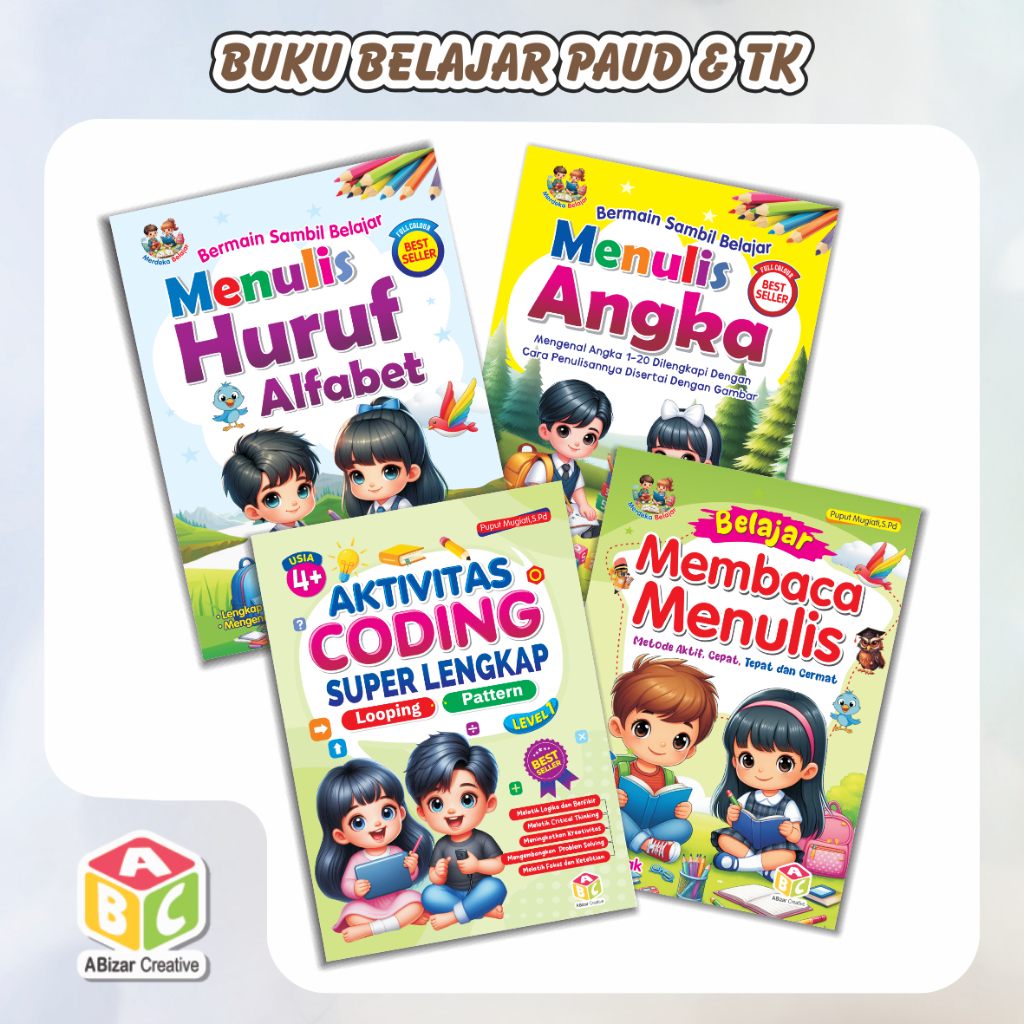 Buku Paud Belajar Menulis & Membaca - foto 1