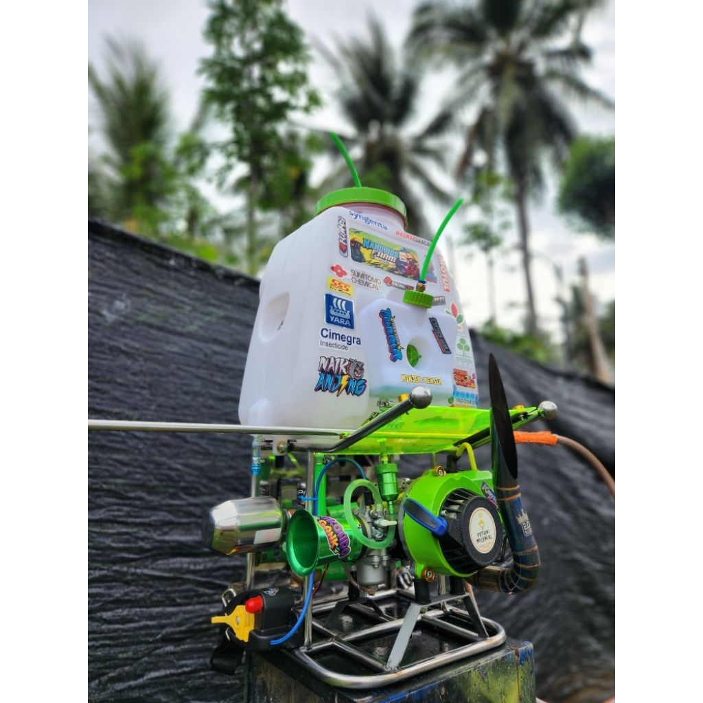 Jual sprayer mesin semprot mini gp 50cc rangka stenlies | Shopee Indonesia