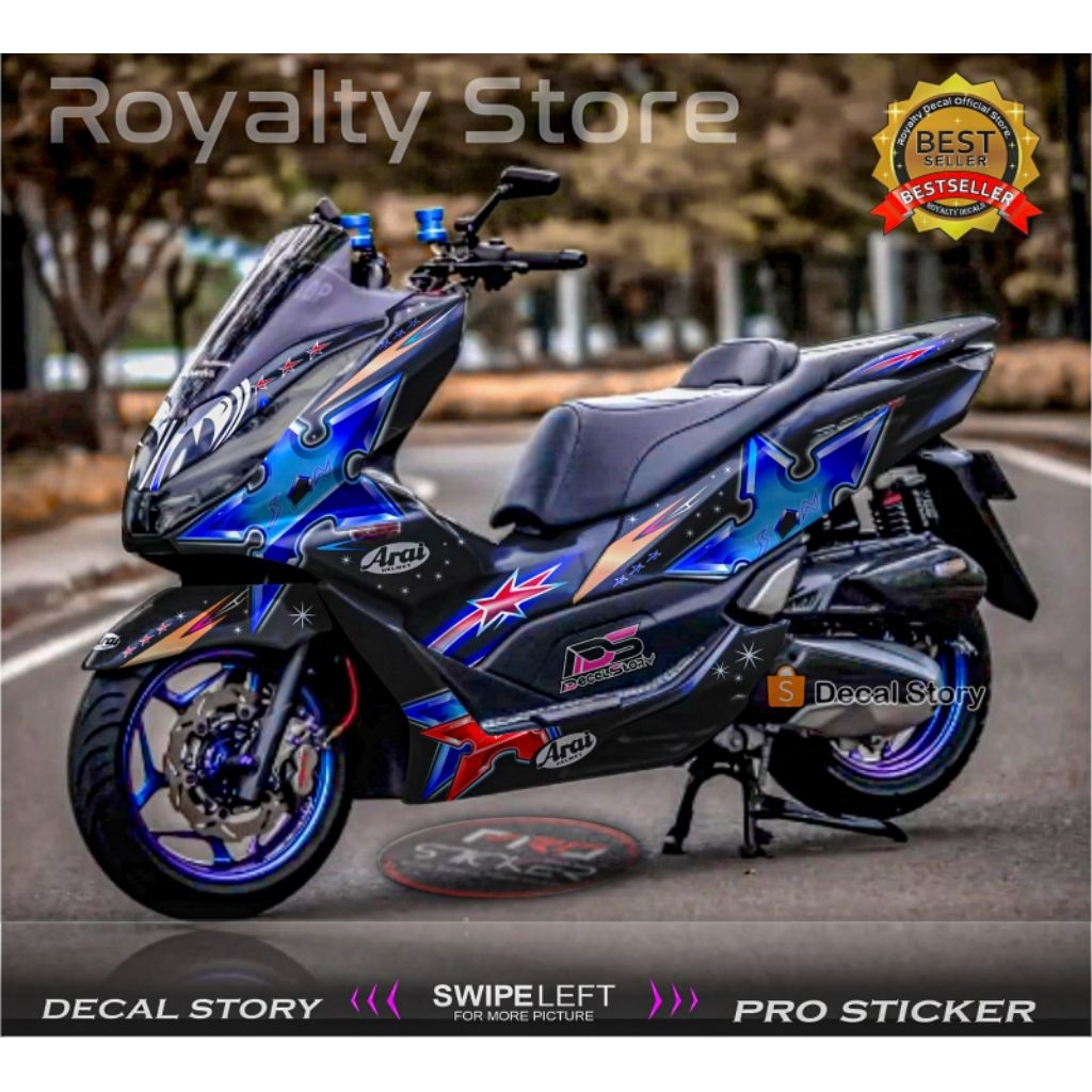 Jual Decal Sticker Pcx 160 fullbody stiker pcx 150 motif arai nakano ...