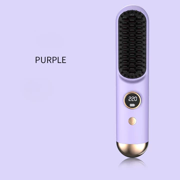 Nirkabel Elektrik Catok Portable Hair Pelurus Electric Hair Comb Straightener Desain Portabel
