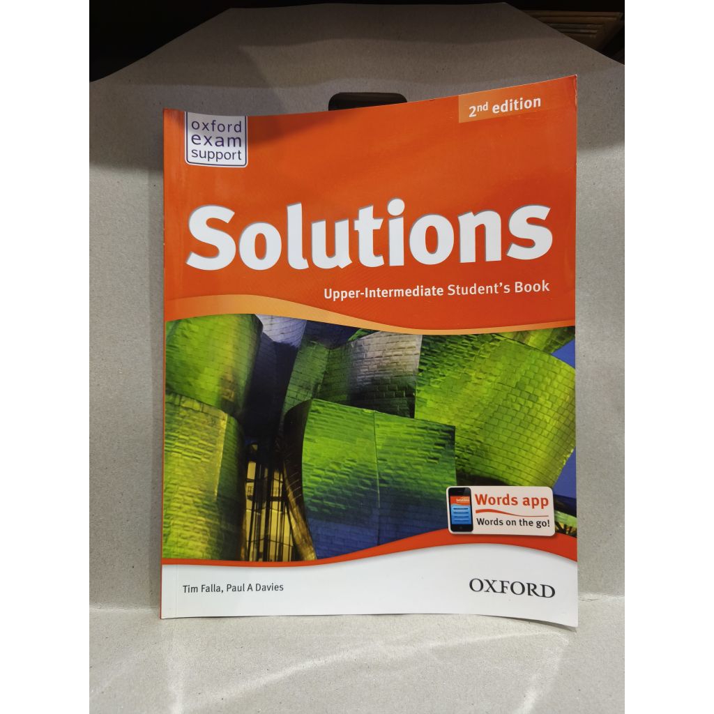 Jual BUKU SOLUTION UPPER-INTERMEDIATE STUDENTS BOOK 2ND EDITION ...