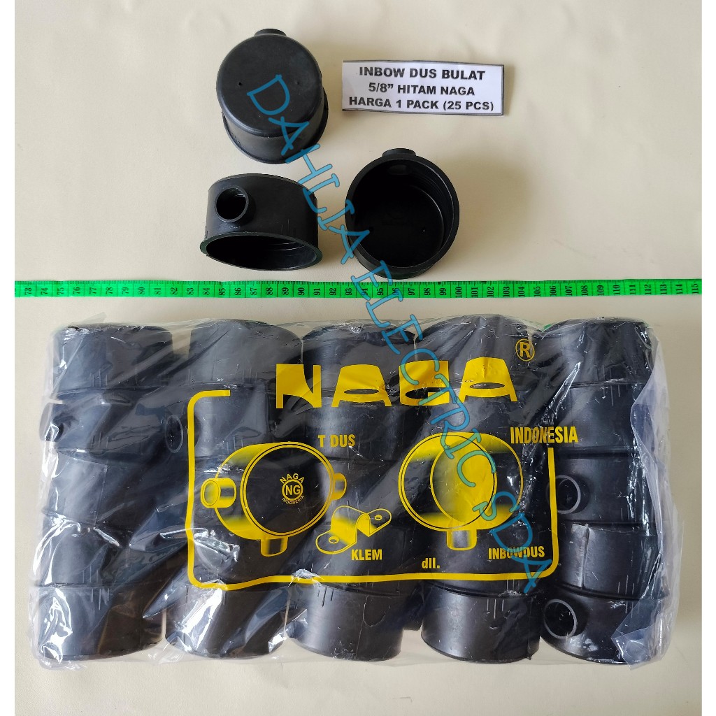 Jual INBOW DUS BULAT 5/8 INCH HITAM NAGA HARGA 1 PACK (25 PCS) | Shopee ...