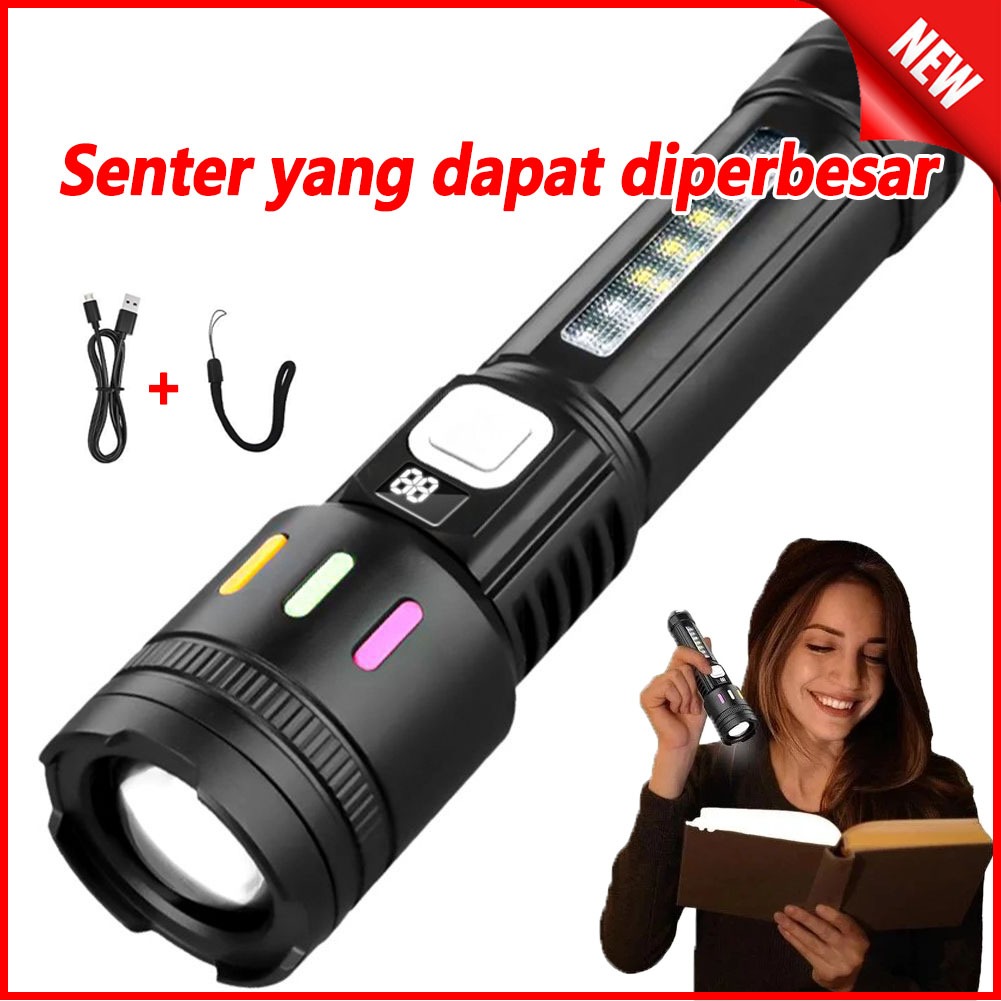 Jual Lampu Senter LED Super Terang Zoom Type L43 Dengan 5 Mode ...