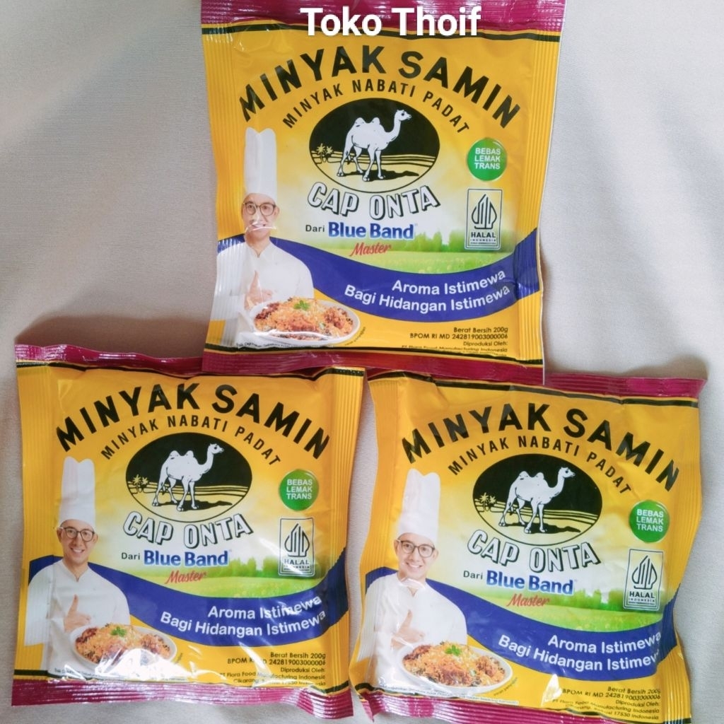 Jual Minyak Samin Cap Onta 3 sachet 200 gram | Shopee Indonesia