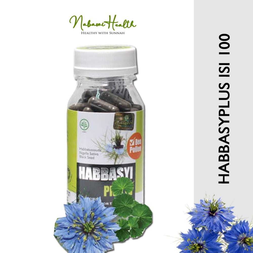 Habbasyi Plus Kapsul Habbatussauda Bee Polen Pegagan Obat Asam Urat Dan Nyeri Sendi Isi 100 Kapsul