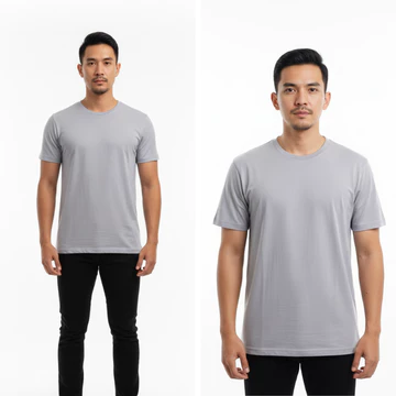 PHILIPS DELON Kaos Polos Lengan Pendek Pria Wanita Rayon Spandek Adem Elastis Kaos Oblong Unisex