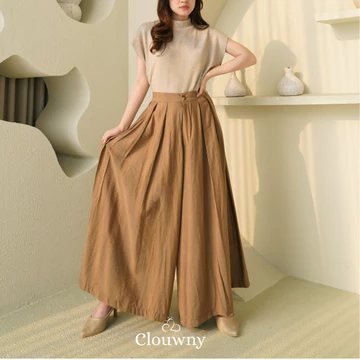 Clouwny Yuni Culottes Pants Premium Linen