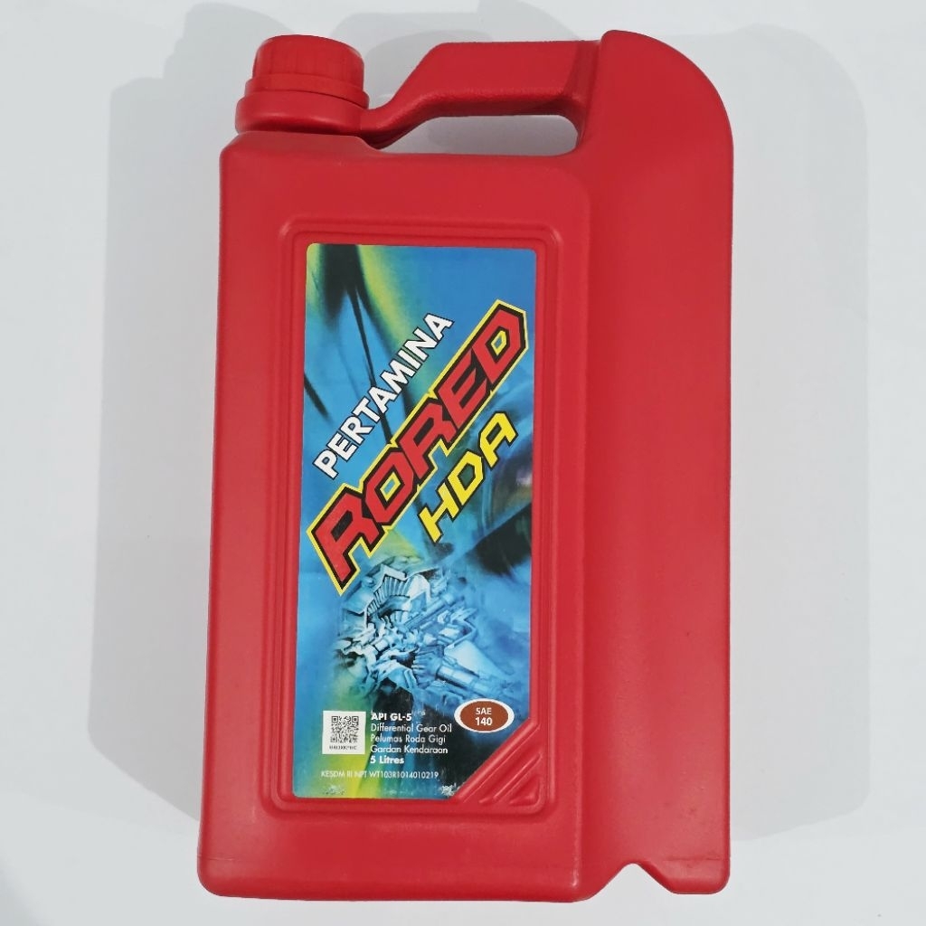Jual Oli Pertamina Transmisi Manual Gardan Rored HDA 140 (5 LITER) Api ...