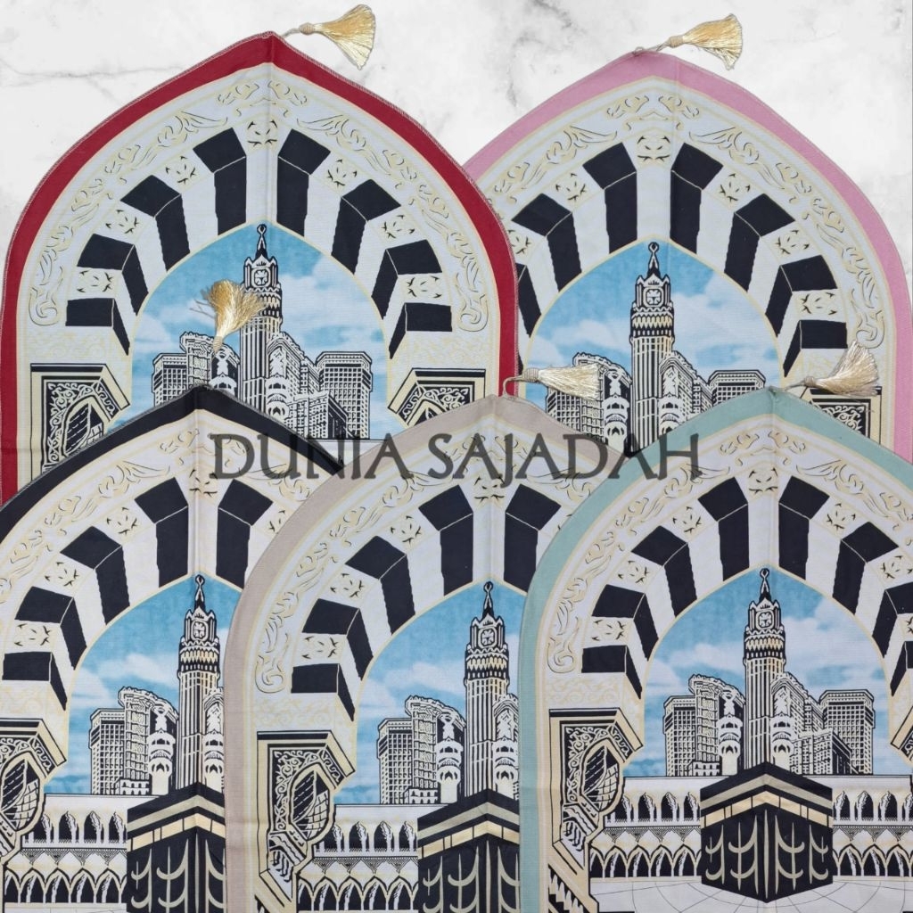 Sajadah Suede kubah Motif Rawdah Ka'bah Sajadah Dewasa Halus 70×110