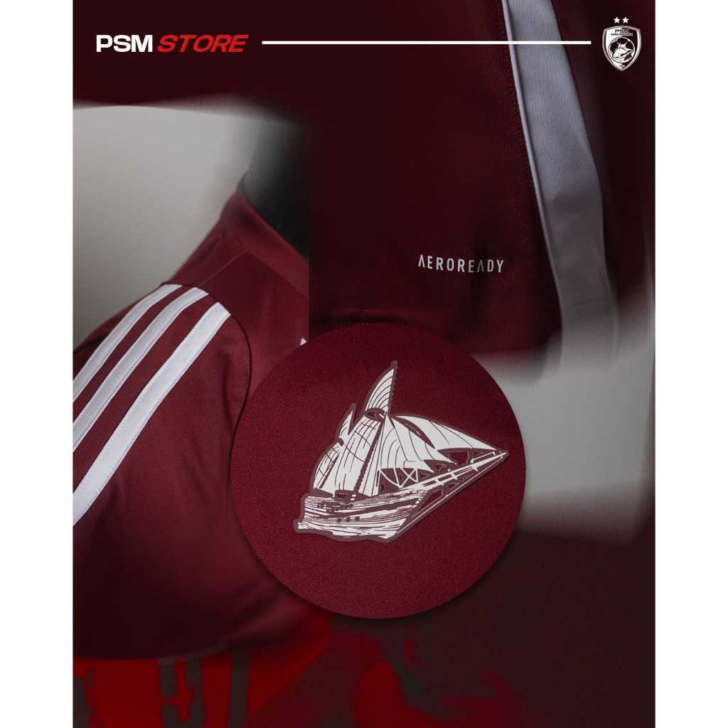 Jual PSM Makassar Adidas Supporter Fans Version Home Jersey 2025/26 ...