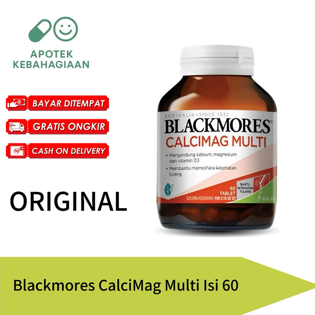 Jual Blackmores Calcimag Multi Isi 60 Tablet | Shopee Indonesia