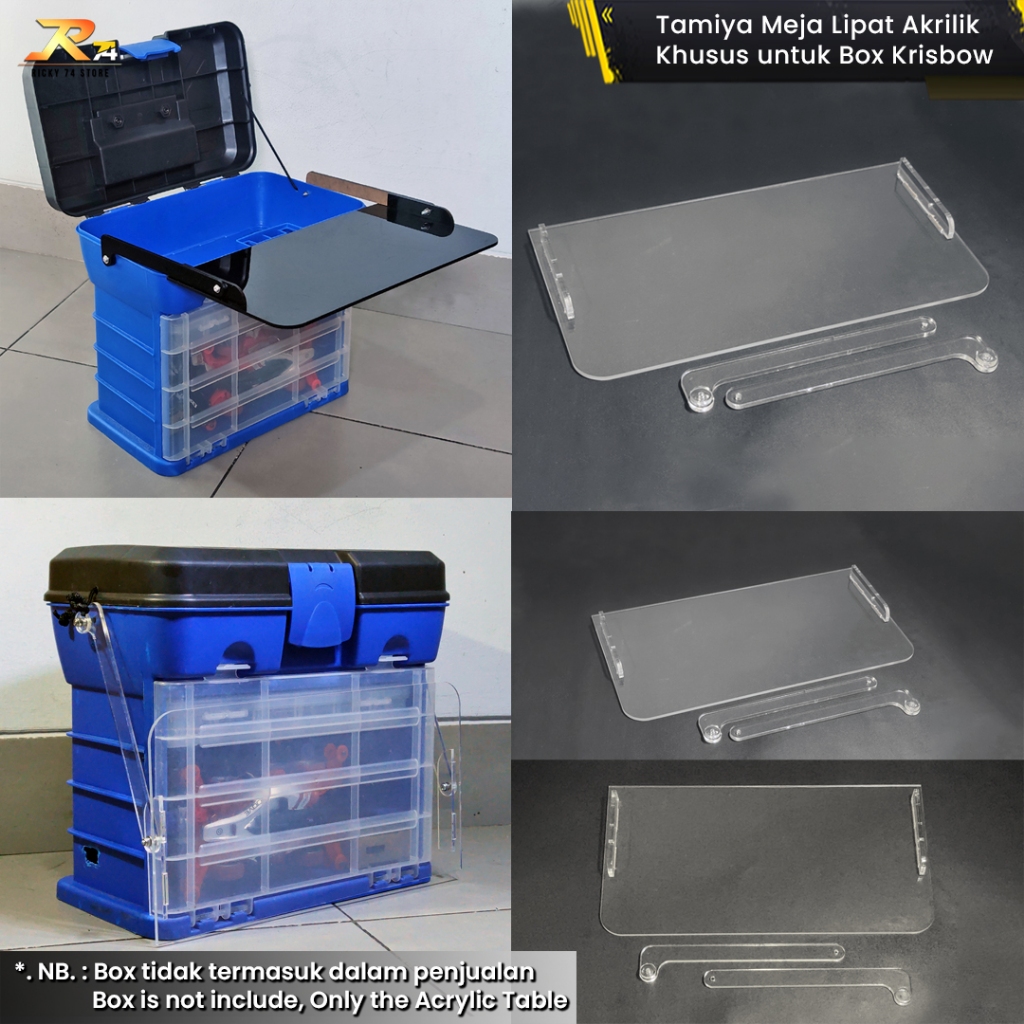 Jual Tamiya Meja Lipat Akrilik Kotak Box Krisbow - Tamiya Mini 4WD ...