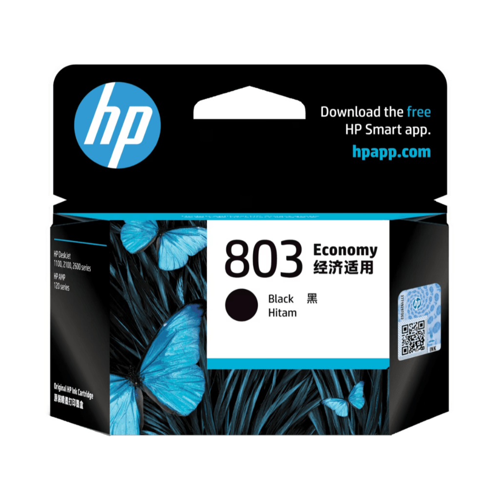 HP Tinta Printer 803 Black Original [3YP42AA] (2)