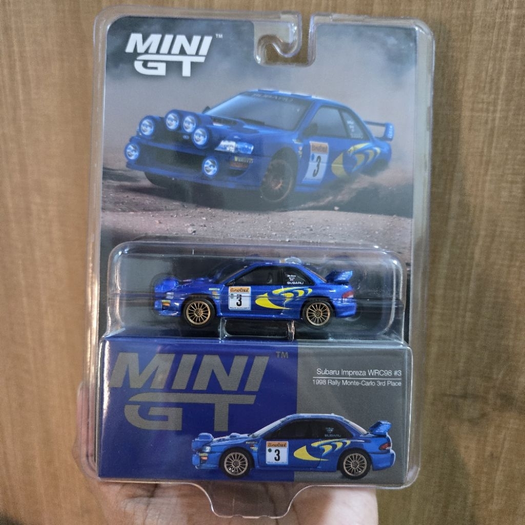 Jual Mini GT Subaru Impreza WRC 1998 Rally Monte Carlo 1/64 NEW ...