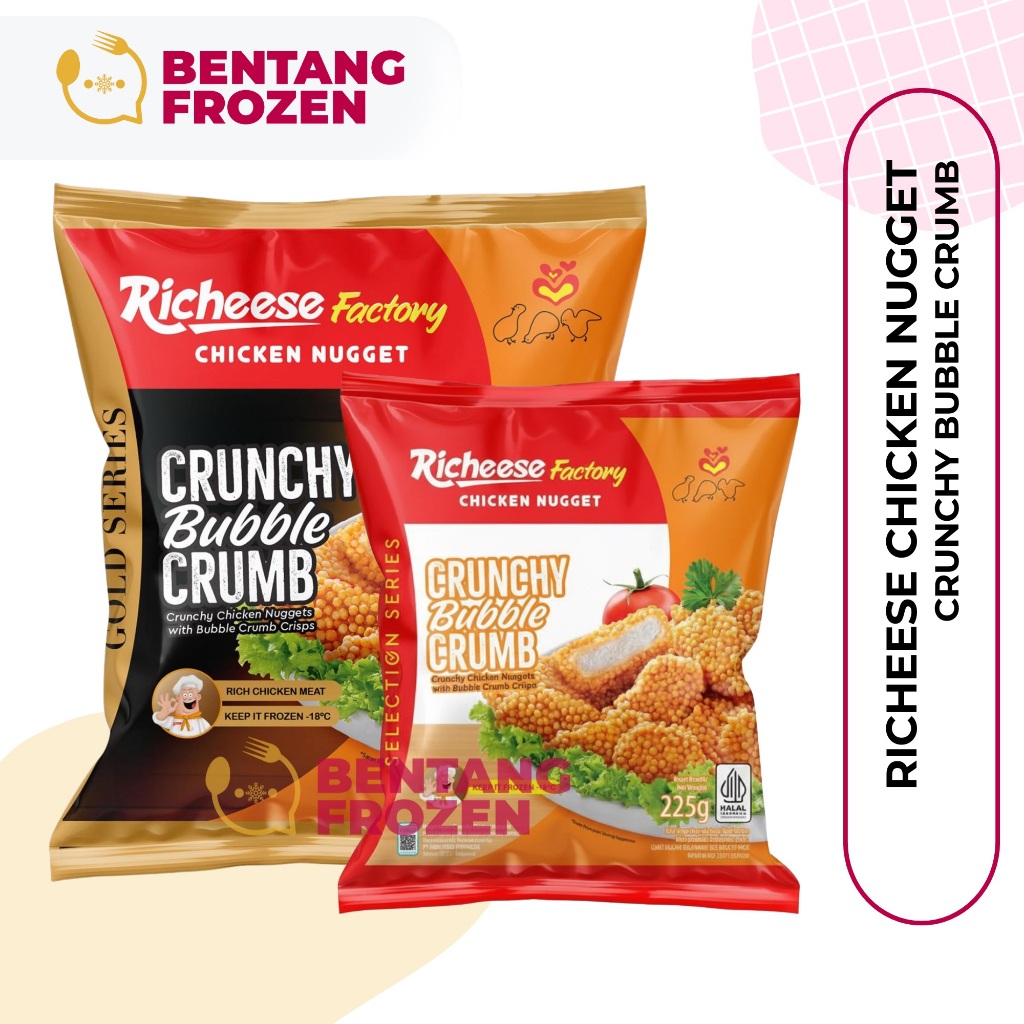Jual Richeese Factory Nugget Crunchy Bubble Crumb 225gr - 450gr ...