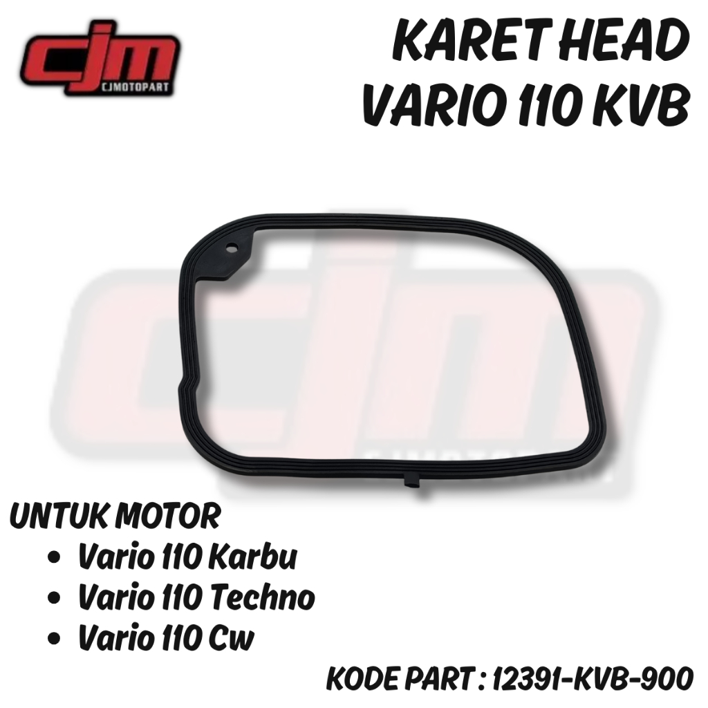 Jual KARET HEAD VARIO 110 KARBU KVB BERKUALITAS ORIGINAL | Shopee Indonesia