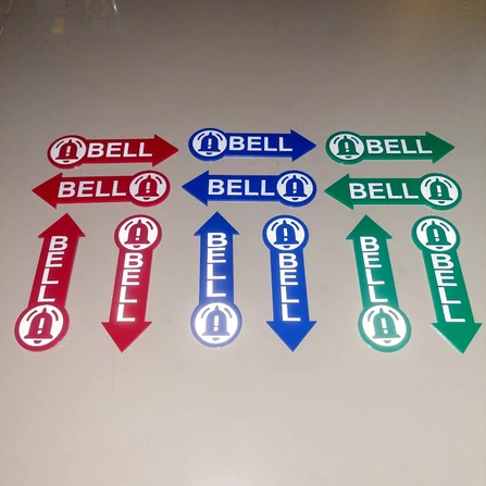 Jual Tekan Bell, Tulisan Bell, Tanda Bell, Signs Bell, Bentuk Panah ...