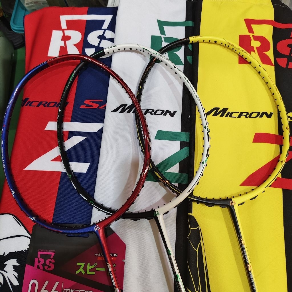 Jual Raket Badminton RS MICRON SABER Z BULL, ORCA, BUMBLEBEE ORIGINAL ...