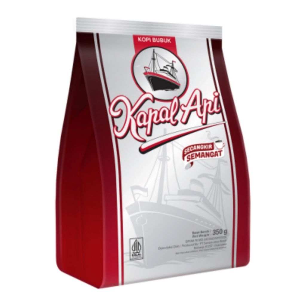 Jual Kopi Bubuk Kapal Api 350 gram Silver - Aroma Harum, Rasa Lezat ...