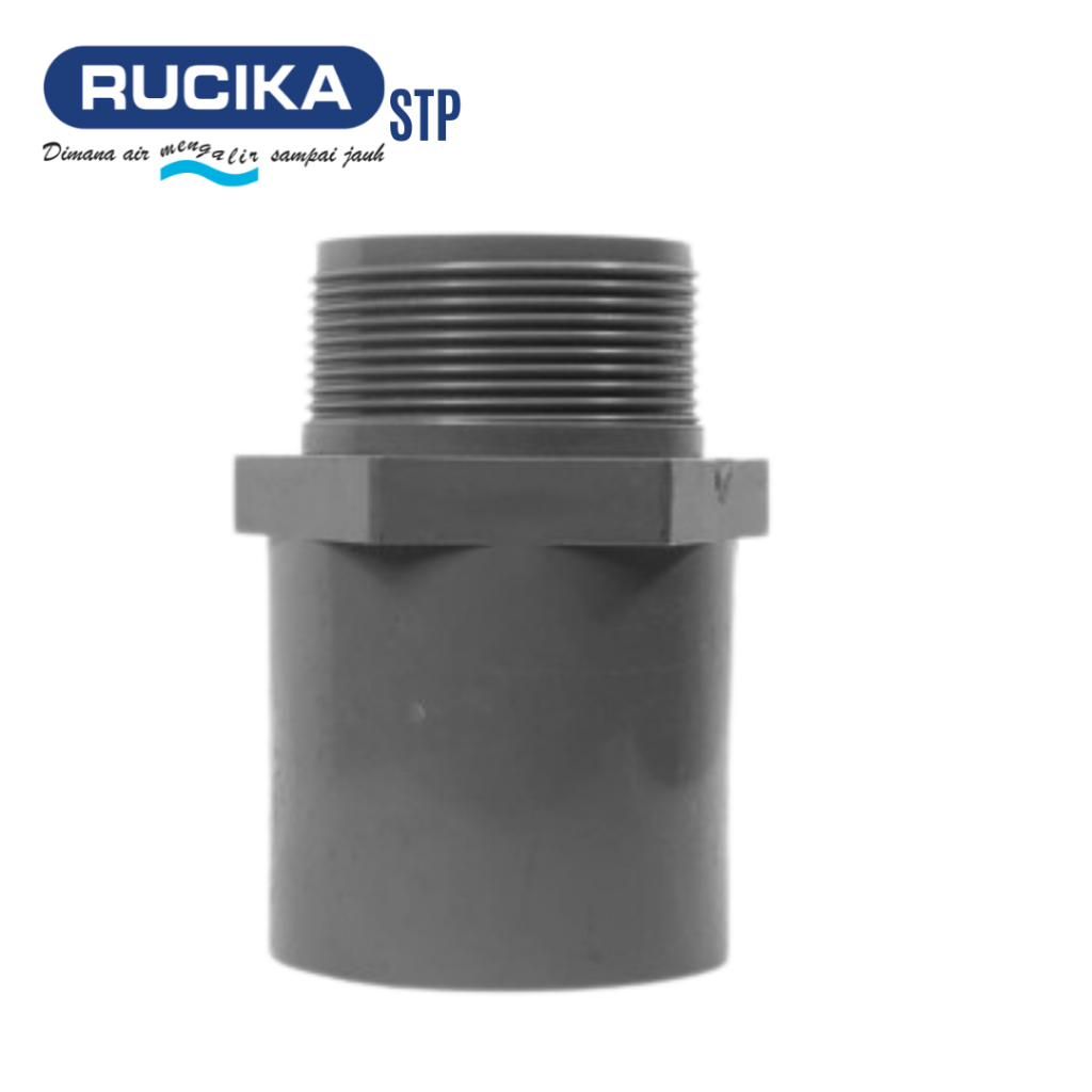 Jual Rucika Sock Drat Luar AW 2 Inch SDL Sok Valve Socket Fitting PVC 2 ...