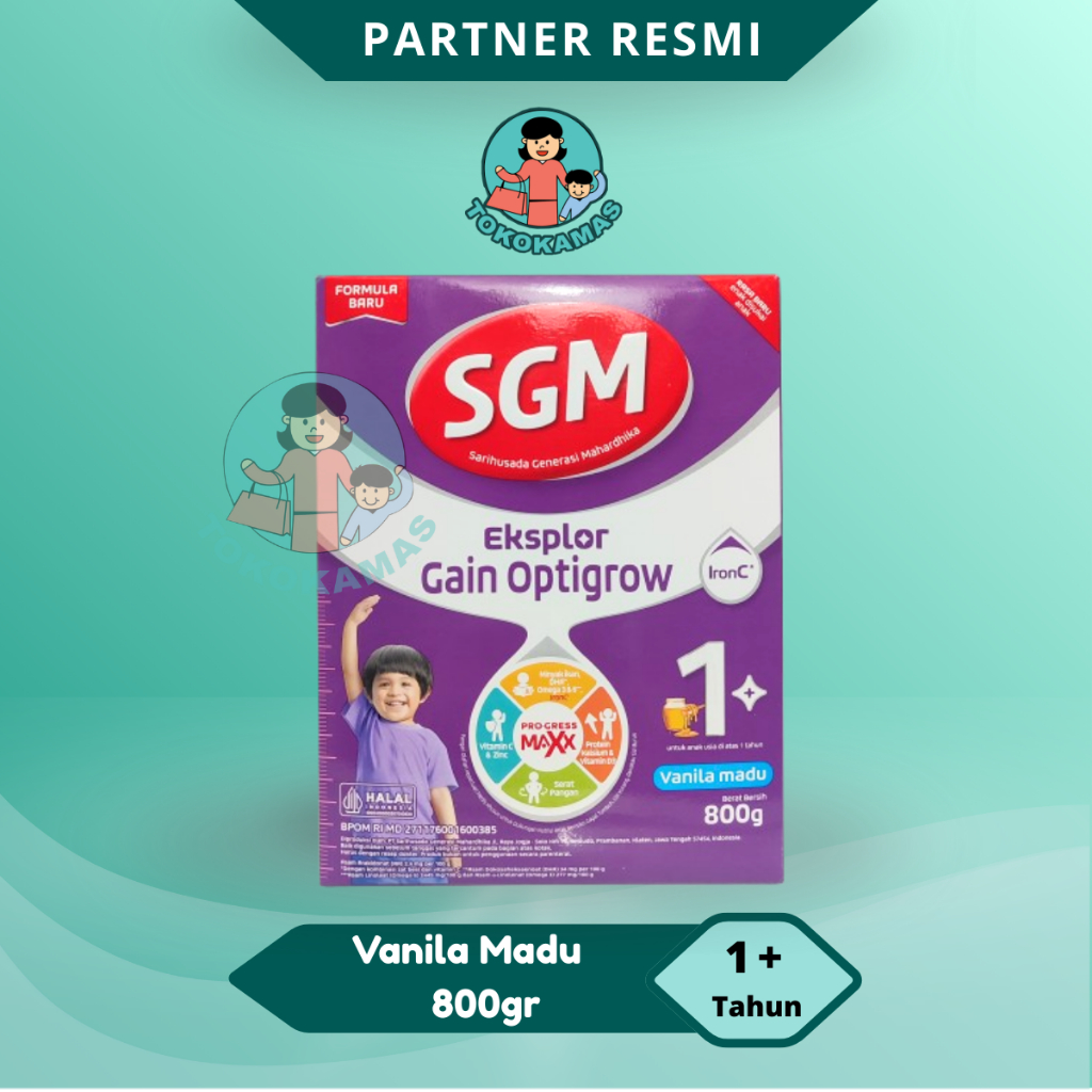 Jual SGM Optigrow 800GR Vanila Madu - Susu Pertumbuhan Usia di atas 1 ...