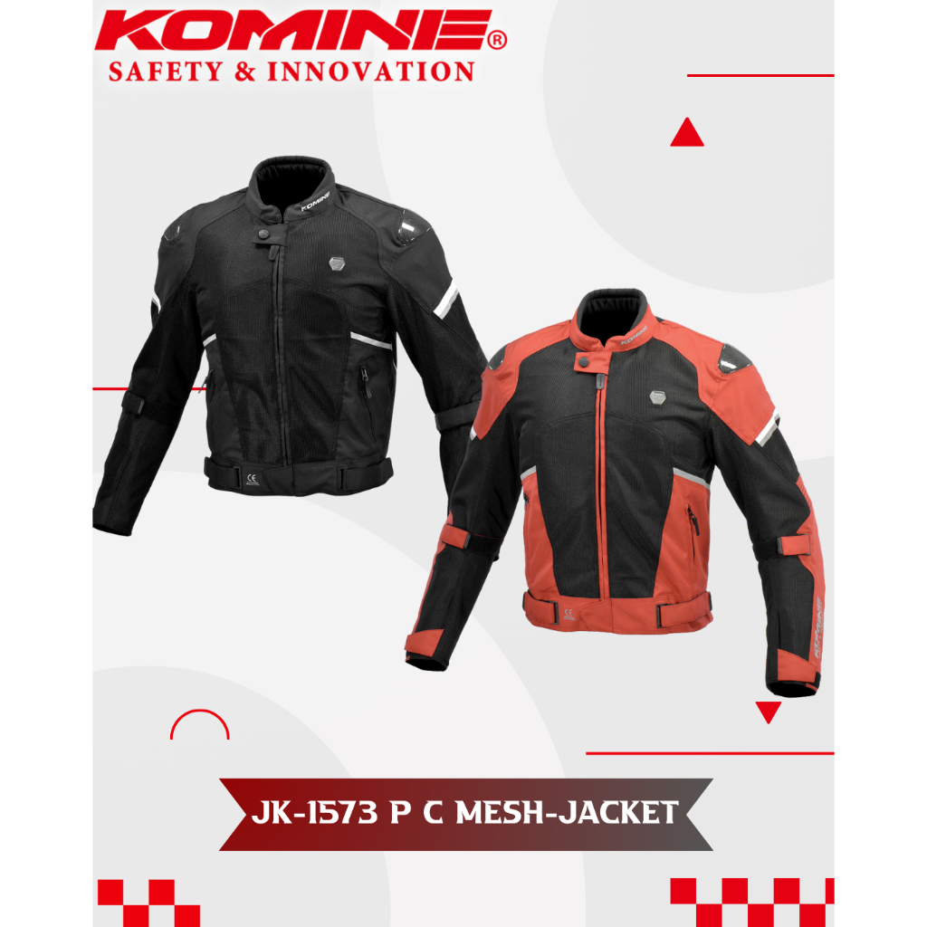 Jual Komine JK-1573 Riding Mesh Jacket - Jaket Motor Berproteksi ...