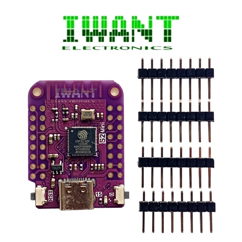 Jual ESP32 S2 WEMOS ESP-32 S2 MINI V1.0.0 4MB FLASH 2MB PSRAM USB TYPE ...