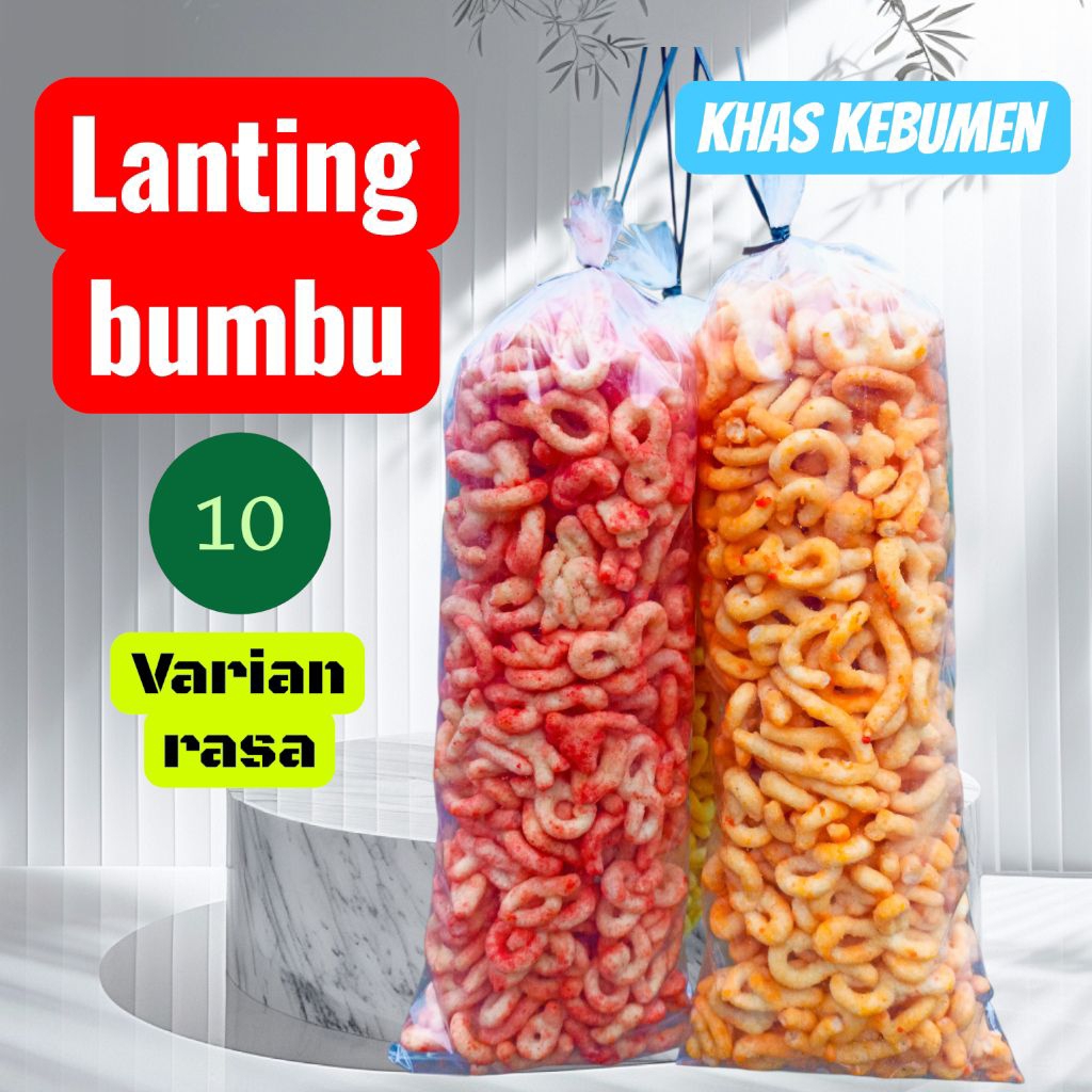 Jual Lanting Bumbu Khas Kebumen 10 varian rasa | Shopee Indonesia