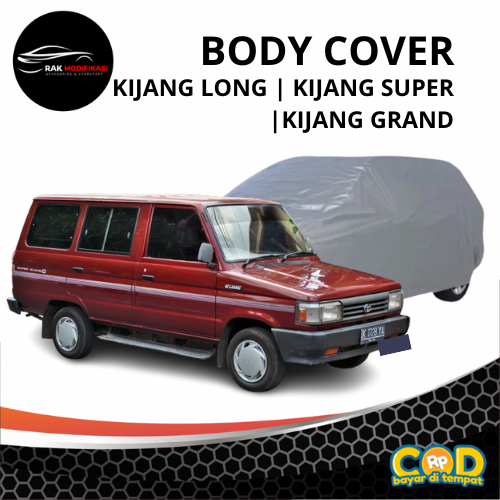 BODY COVER /SARUNG MOBIL / CAR COVER / TUTUP MOBIL KIJANG LONG